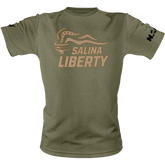 Salina Liberty | Men's Defender Edition OD Green T-Shirt